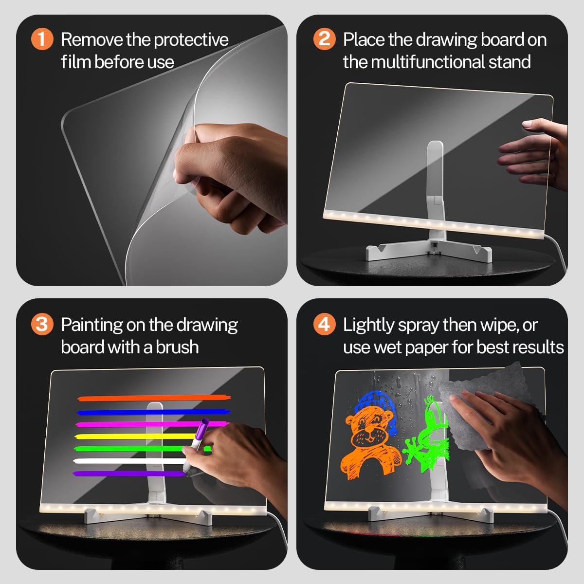 Creativity Light-Up Drawing Board™